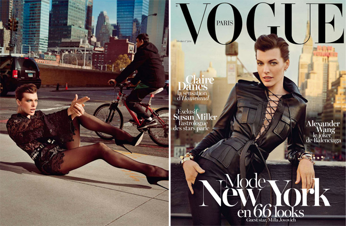 Милла Йовович на обложке Vogue Paris
