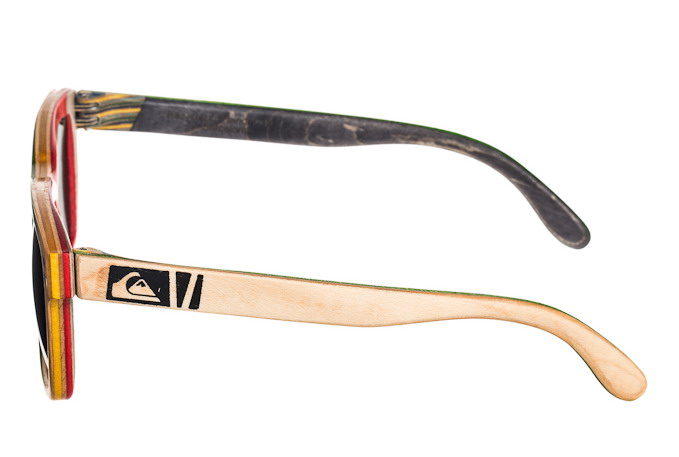 Quiksilver by Vuerich B - солнечные очки из старых скейтбордов