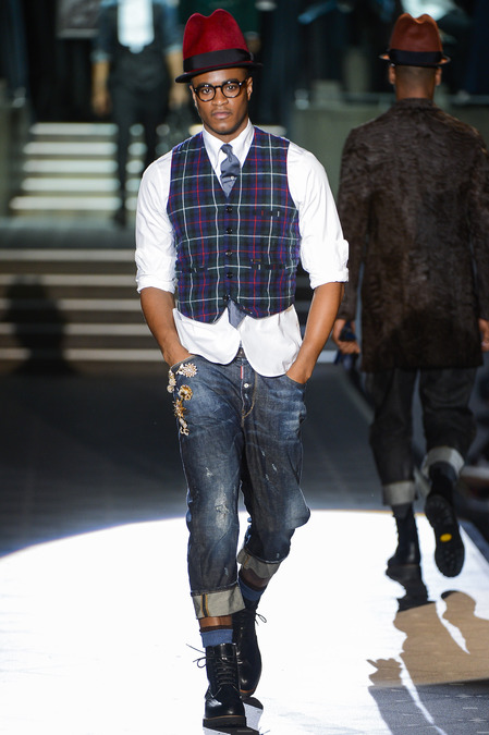 Неделя мужской моды в Милане: Dsquared² осень 2013