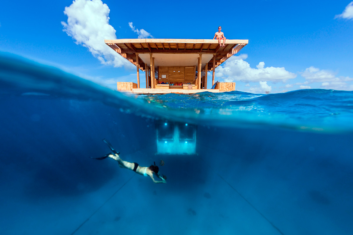 Подводный отель Manta Underwater 
Room от Genberg