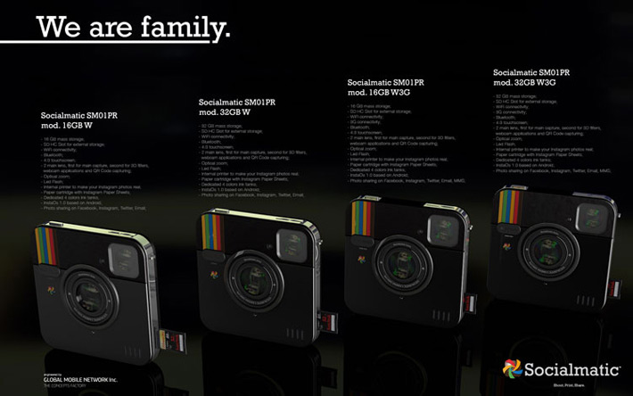  
Камера Instagram Socialmatic Camera - новая эра социальной фотографии!