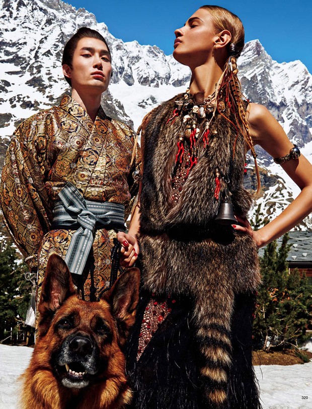 Анна Селезнева в Vogue Japan