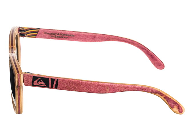 Quiksilver by Vuerich B - солнечные очки из старых скейтбордов